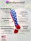 Made in USA American Flag Over the Calf Socks for Baseball, Softball, Football, Youth & Adult